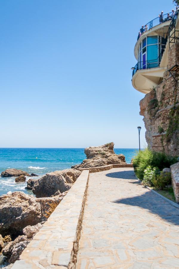 Ferienwohnung Balcon Europa Nerja Exterior foto